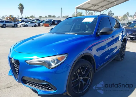 2019 Alfa Romeo Stelvio Rwd из США, поврежденный, VIN ZASPAJAN6K7C70461
